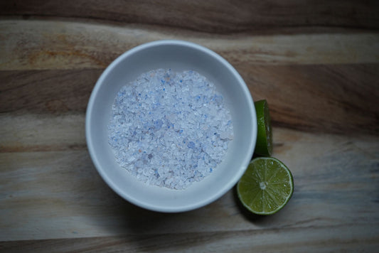 Blue salt,Coarse Grain, Crystal Rock Salt, natural, Dye Free,