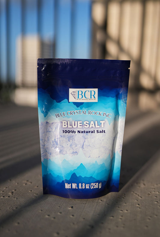 8.8oz (250g) Blue Crystal Rock Bag