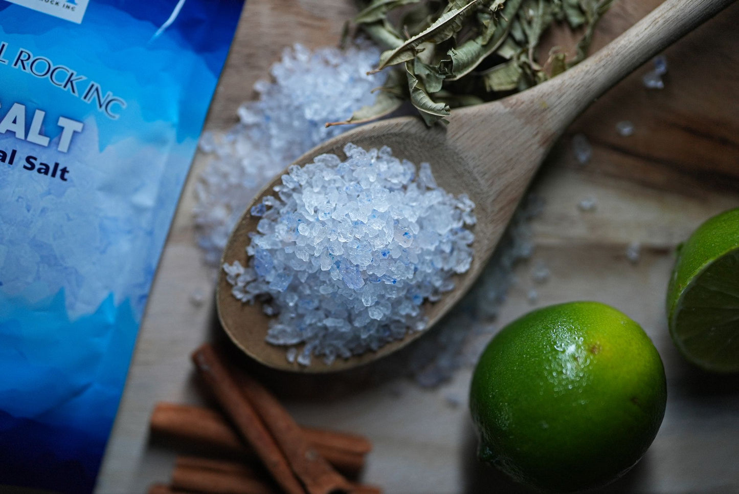Blue salt,Coarse Grain, Crystal Rock Salt, natural, Dye Free,