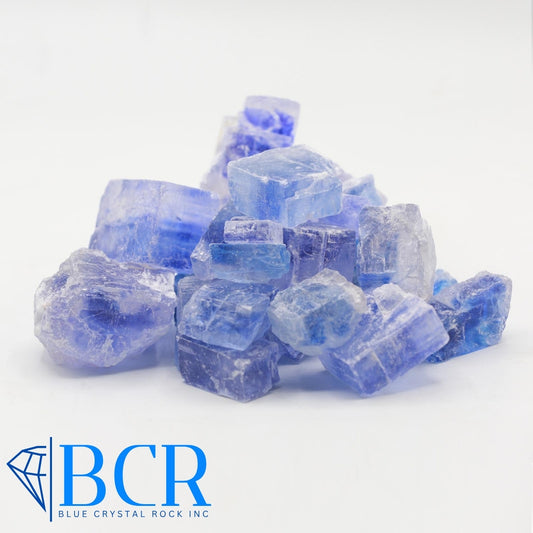 Blue Crystal Rock Salt Cubes - Available by Phone Call